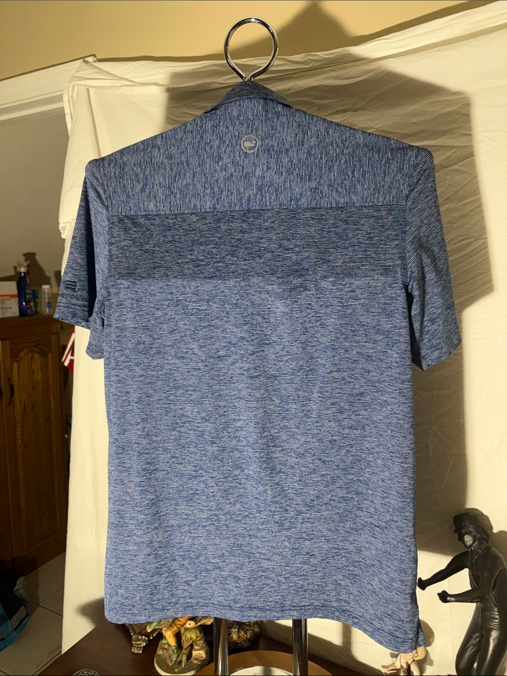 Vineyard Vines Blue Heather Performance Polo - Picture 5 of 5